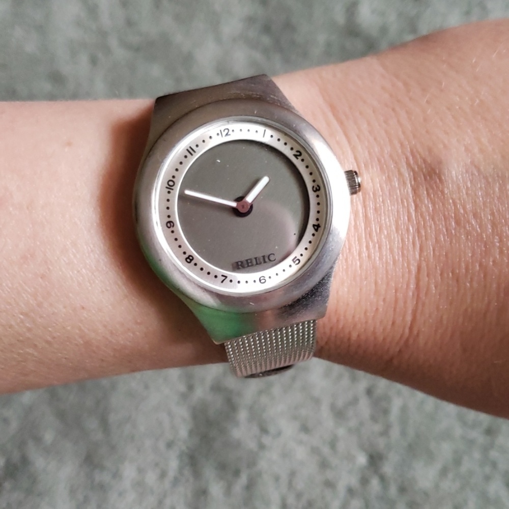 EUC Relic watch w/ mesh band